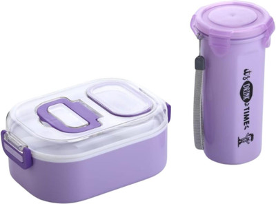 PEXON 3 compartment Lunch Box / Tiffin Box with 300 ml Water Bottle 1 Containers Lunch Box(700 ml, Thermoware)