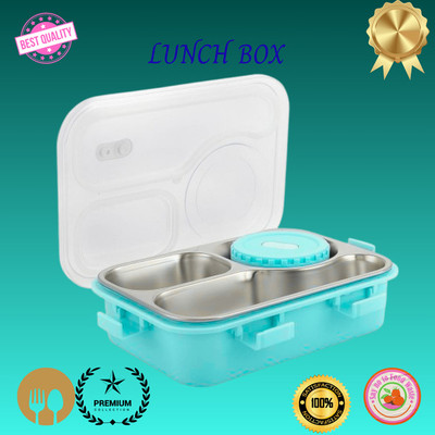 MOIRA INTERNATIONAL Insulated Lunch Box with Airtight Lid Bowl & Stainless Steel Liner Tiffin_K176 3 Containers Lunch Box(950 ml, Thermoware)