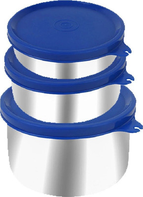 Granify Leak and lock container airtight box(450ml x 300ml x 150ml) 3 Containers Lunch Box(900 ml)