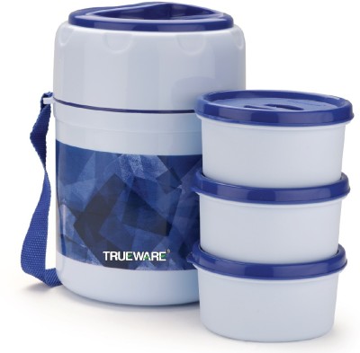 Trueware Foody 3 Plus Thermoware Lunch Box 3 Containers Lunch Box(300 ml, Thermoware)