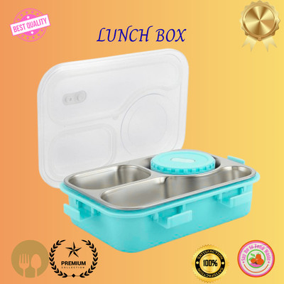 MOIRA INTERNATIONAL Insulated Lunch Box with Airtight Lid Bowl & Stainless Steel Liner Tiffin_K161 3 Containers Lunch Box(950 ml, Thermoware)