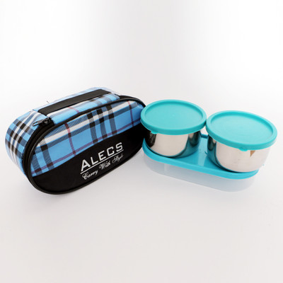 Office Executive 3 Container Lunchbox 1100 Ml/ Blue 3 Containers Lunch Box(1100 ml)
