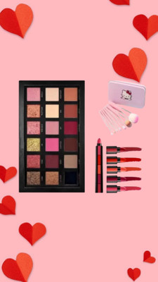 FRIPPE Valentine's Special Makeup Combo set(4 Items in the set)