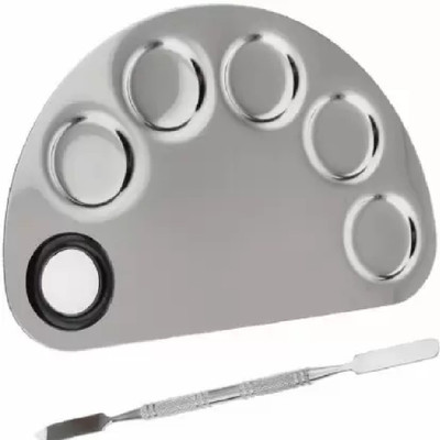 Adhiraj Enterprise Stainless Steel Cosmetic Makeup Palette Spatula Foundation/Eyeshado Mixing Tool