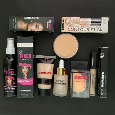 DAIMANPU Glorious Matte Makeup Kit for 8 Sensational Cosmetic Products Shimmer(8 Items in the set)