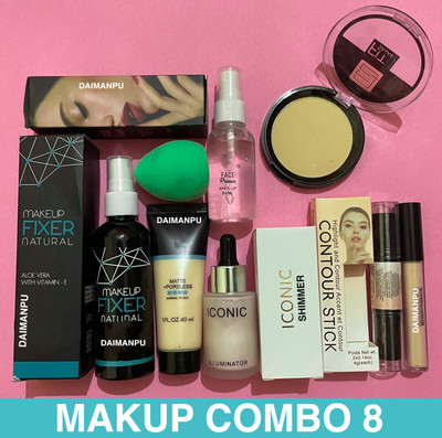DAIMANPU Makeup 8 Matte Highlighter Combo Pack Waterproof and Light Weight(8 Items in the set)