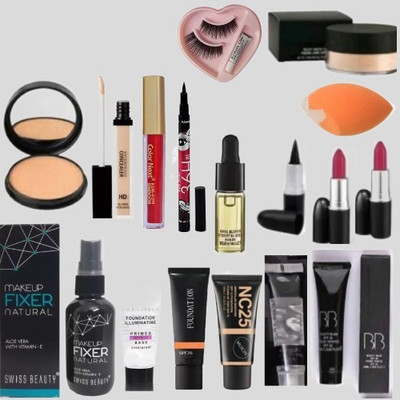 swenky ALL IN ONE MAKEUP KIT FOR WOMEN(Pack of 17)