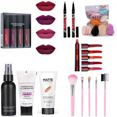 toroka EYELINER LIPSTICK FIXER PRIMER FOUNDATION(21 Items in the set)