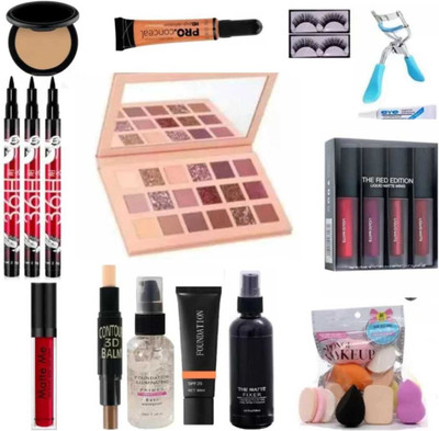 toroka EYE SHADOW CONCLEAR EYELASH CURLER LIPSTICK(17 Items in the set)