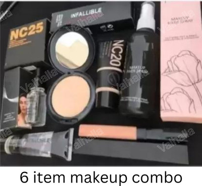 Valhalla 6 items makeup kit combo | face makeup combo(Pack of 6)