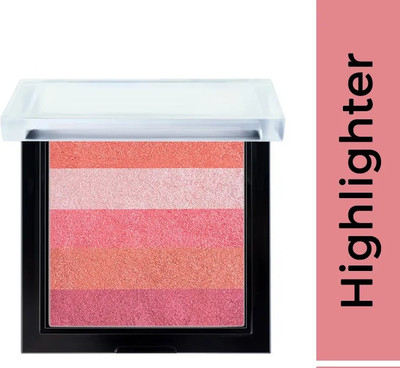 KA-KAIASHA MULTICOLOR BRICK POWDER HIGHLIGHTER (PACK OF 1) Highlighter(MULTICOLOR)