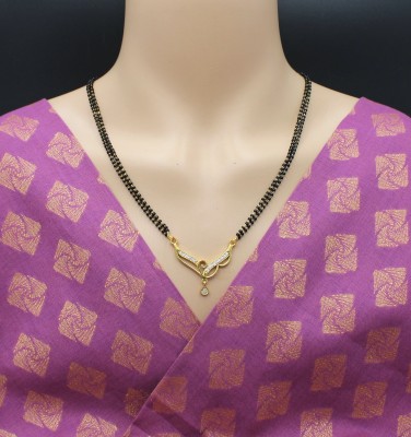 SONI JEWELLERY Soni jewellery Designer And Stylish Mangalsutra For Women Brass Mangalsutra