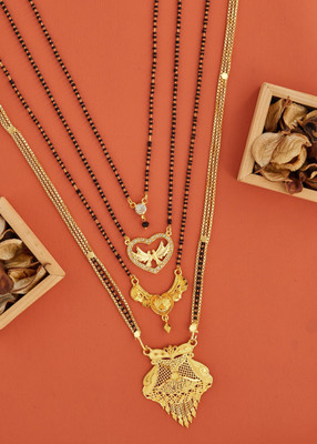 WoyGems gold mangalsutra Alloy Mangalsutra