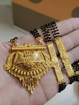 CASHAY CREATION Gold Mangalsutra Brass Mangalsutra