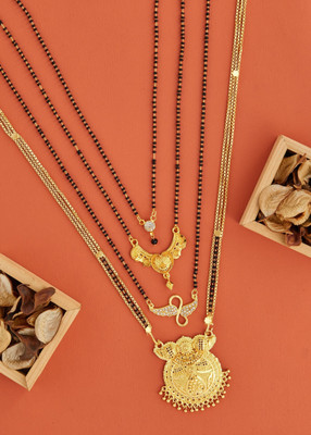 wuzong gold mangalsutra Alloy Mangalsutra