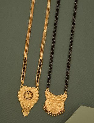 VEMISHTI Mangalsutra Combo For Women And Girl (Buy 1 Get 1 Free) Alloy Mangalsutra