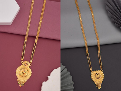 WoyGems Twinkling Beautiful MangalsutrasMTwinkling Beautiful Alloy Mangalsutra
