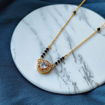 Temora Crystal Mangalsutra