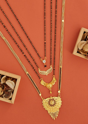 WoyGems gold mangalsutra Alloy Mangalsutra