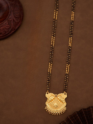 wuzong Gold Mangalsutra For women Stylish Brass Mangalsutra Brass Mangalsutra