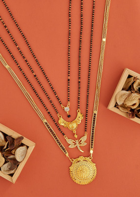 WoyGems gold mangalsutra Alloy Mangalsutra