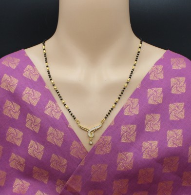 SONI DESIGNS soni designs Designer And Stylish Mangalsutra For Women Brass Mangalsutra