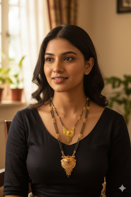 MADHURAM FASHION M_840_M01_P Brass Mangalsutra