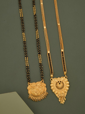 VEMISHTI Mangalsutra Combo For Women And Girl (Buy 1 Get 1 Free) Alloy Mangalsutra