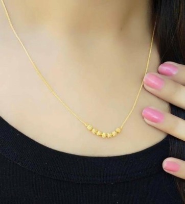arvat fashion 7B-7BALL Beads Gold-plated Plated Brass Chain