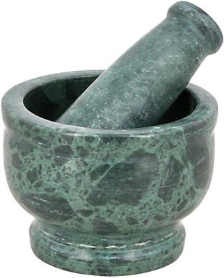 eGharonda Green Marble Imam Dasta Spice Grinder Marble Masher(Pack of 1)