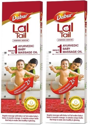 Dabur Lal Tail Ayurvedic Baby Massage Oil 200ml (Pack Of 2)(400 ml)