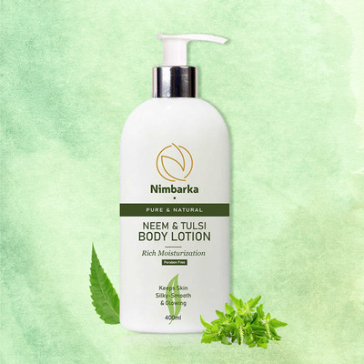 NIMBARKA Neem & Tulsi Body Lotion Rich Moisturization Pack of 1(400 ml)
