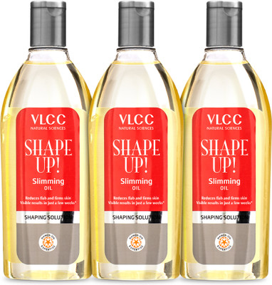 VLCC Shape Up Slimming Oil - 200 ml (Pack of 3)(600 ml)