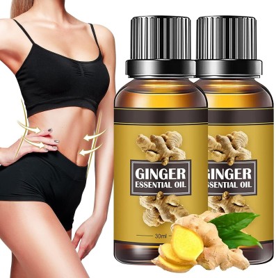 Kentish Belly Fat Reduce Oil for Men & Women Weight Loss Ginger Essential Oil-(60 ml)