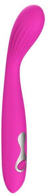 breckelle's SL-201 USB rechargeable Silicone Bendable 10 Modes Vibration Massager Splash waterproof Massager(Dark Pink)