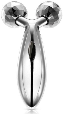 FINARO 3D Massager Roller 360 Rotate, Face Full Body Massager Men And Women Lifting Wrinkle Remover Facial Massager(Silver)