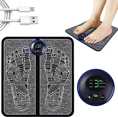 keeva Foot Massager Mat For Pain Relief Wireless Rechargeable Portable Folding