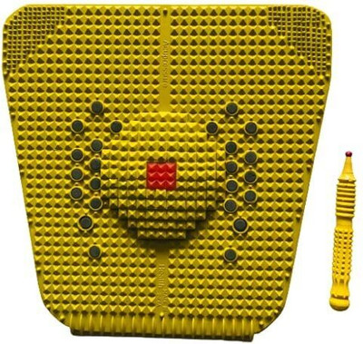 EKiN Acupressure Mat With Jimmy For Body, Stress And Pain Relief Massager Massager(Yellow)