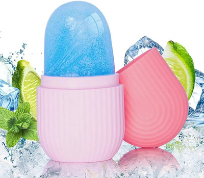 Pulsbery SILICONE ICE ROLLER FOR FACE Beauty Ice Roller for Face & Eye Reusable Face Rollers Facial Roller Massager Massager(Multicolor)