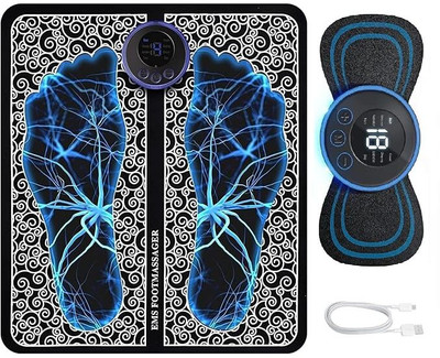 ZEPAD Combo Foot Massager and Butterfly - Pain Relief Wireless Portable Folding with
