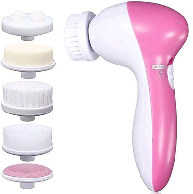 RuHaNest 5 in 1 Electric Face & Body Exfoliation Cleansing Massager