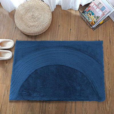 matcraft Polyester Floor Mat(Teal, Small)