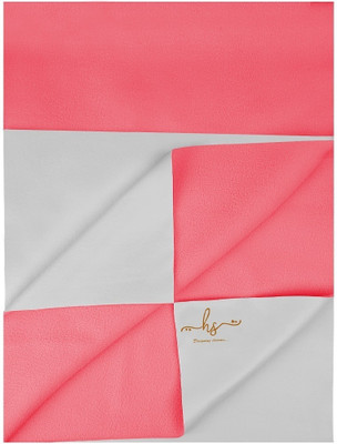 HS DESIGNING DREAMS Cotton Baby Bed Protecting Mat(Salmon Rose, Medium)