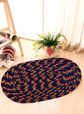 MegaValue Cotton Door Mat(Pack of 1 Dori Mat, Grey, Assorted, Medium)