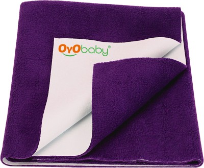 Oyo Baby Microfiber Baby Bed Protecting Mat(Plum, Extra Large)