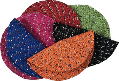 Cotton Door Mat(Multicolor, Assorted Mat-Round Shape, Medium)