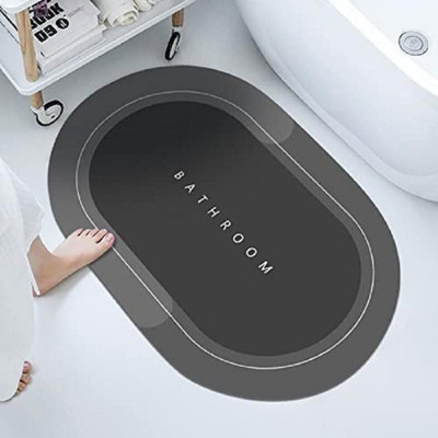 Matricio Rubber Bathroom Mat(Multicolor, Free)