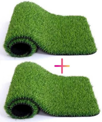 ASB Artificial Grass Door Mat(Green, Medium, Pack of 2)