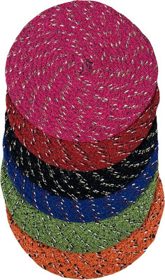 Cotton Door Mat(Multicolor, Assorted Mat-Round Shape, Medium)