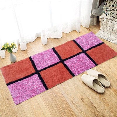 AAZEEM Cotton Floor Mat(Multicolor, Large)